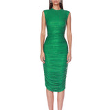 Maya Green Midi Dress