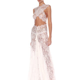 Naia Blanc Lace Gown