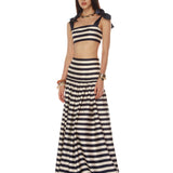 Quinn Striped Maxi Skirt