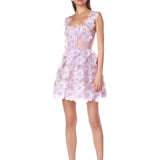 Rosalie Lavender Mini Dress
