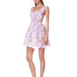 Rosalie Lavender Mini Dress