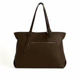 Rue Shopper in Tobacco Pebbled Leather