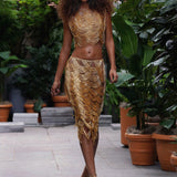 Wayla Gold Two Piece Set - Pre Order - BRONX AND BANCO