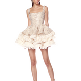 Catalina Ivory Mini Dress