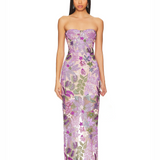 Dahlia Lilac Maxi Dress