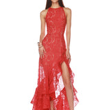 Sicilia Red Maxi Dress