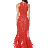 Sicilia Red Maxi Dress