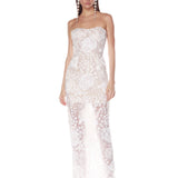 Sophia White Maxi Dress