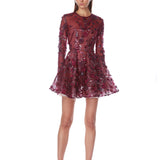 Talulah Burgundy Mini Dress