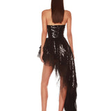 Tulum Noir Sequin Gown