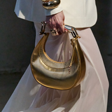 Cecile Mini Bag in Metallic Gold Napa Leather