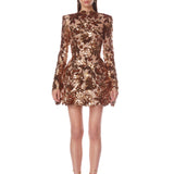 Aurelia Gold Mini Dress