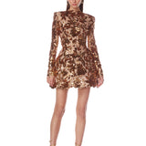Aurelia Gold Mini Dress