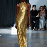 Abena Halterneck Maxi Dress