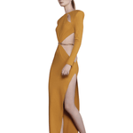 Amara Mustard Maxi Dress - BRONX AND BANCO