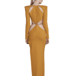 Amara Mustard Maxi Dress - BRONX AND BANCO