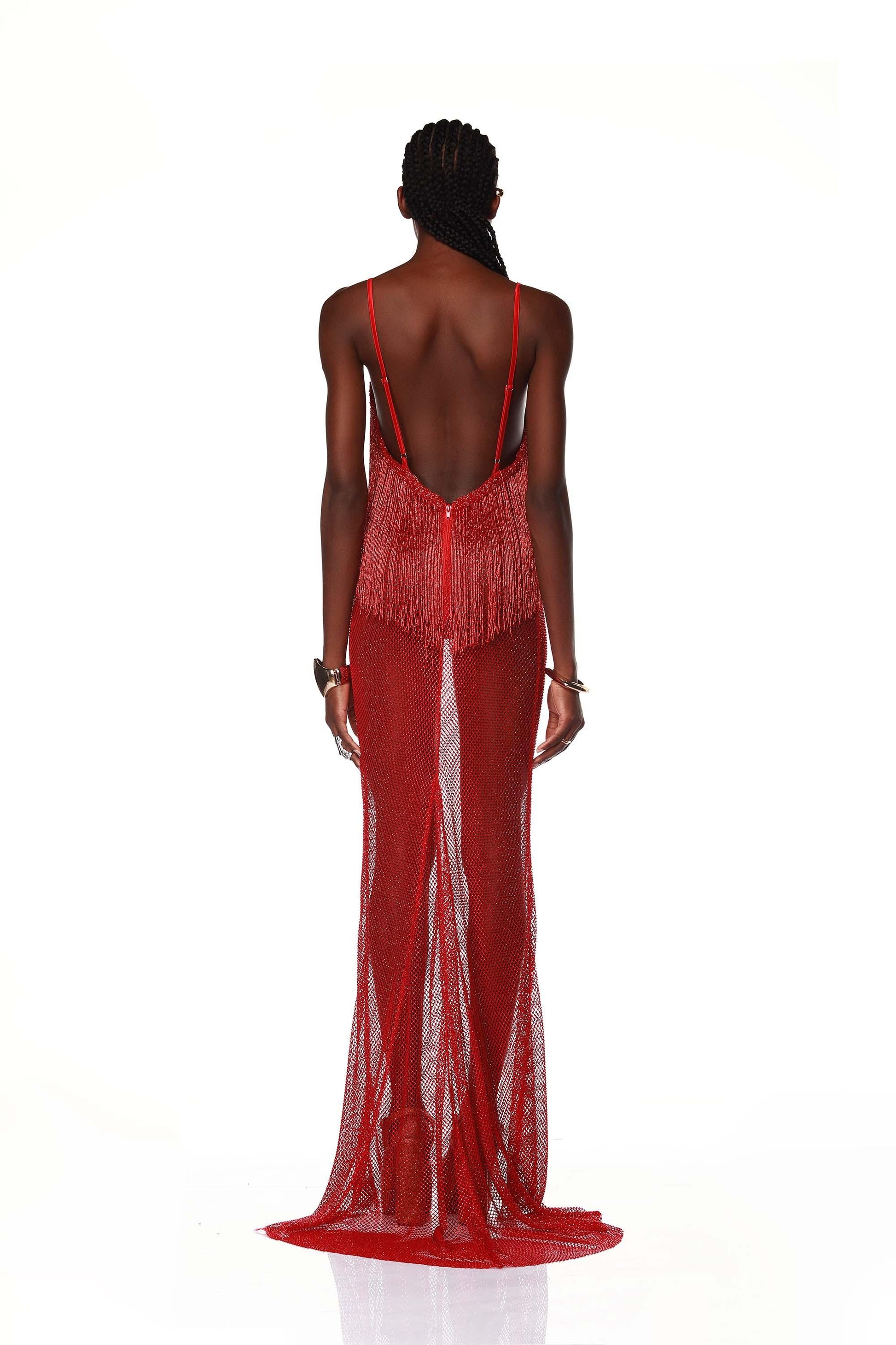 Ashanti Red Gown - Pre Order - BRONX AND BANCO