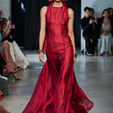 Ashanti Sleeveless Organza Gown