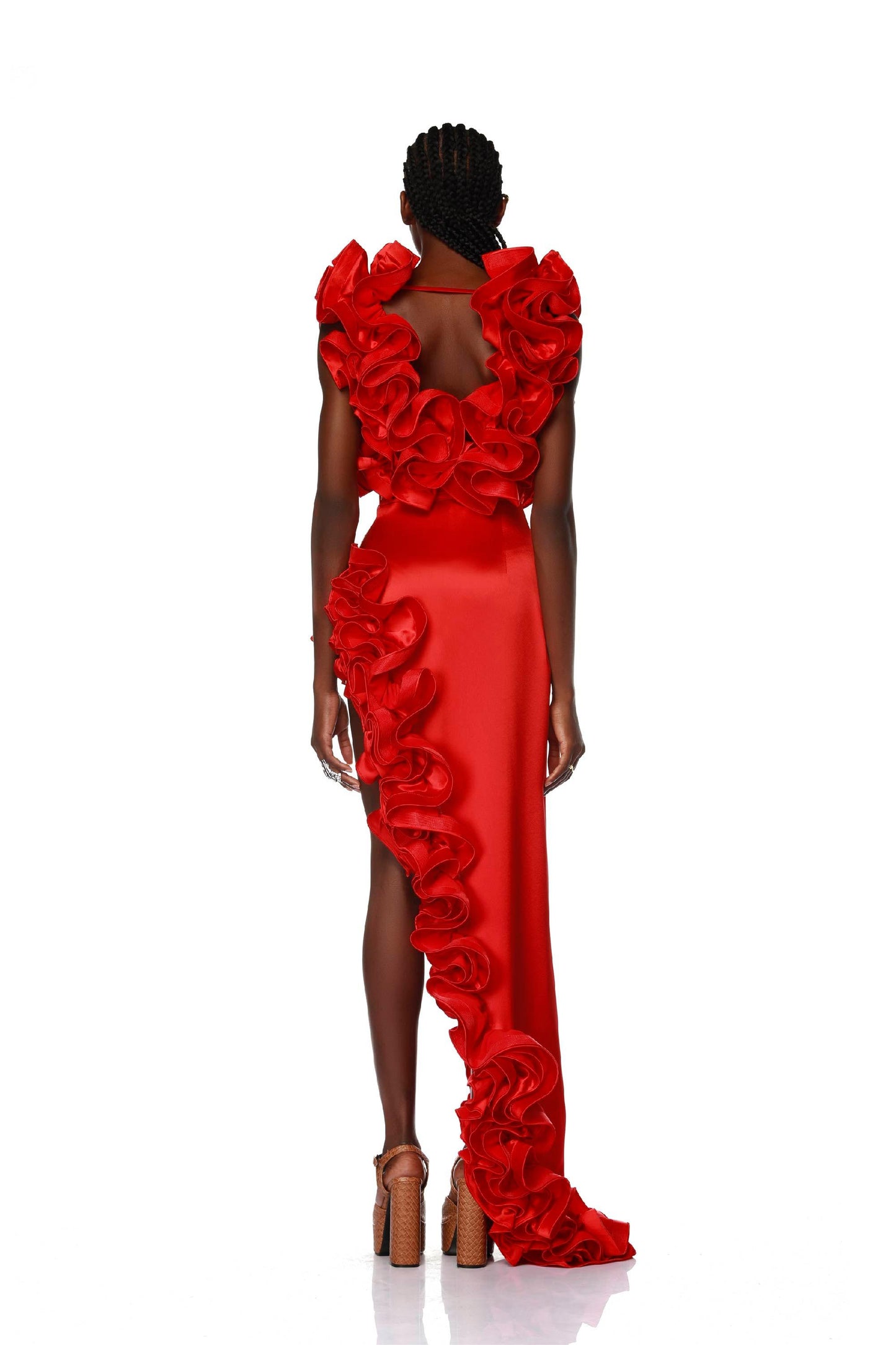 Aurora Red Gown - Pre Order - BRONX AND BANCO