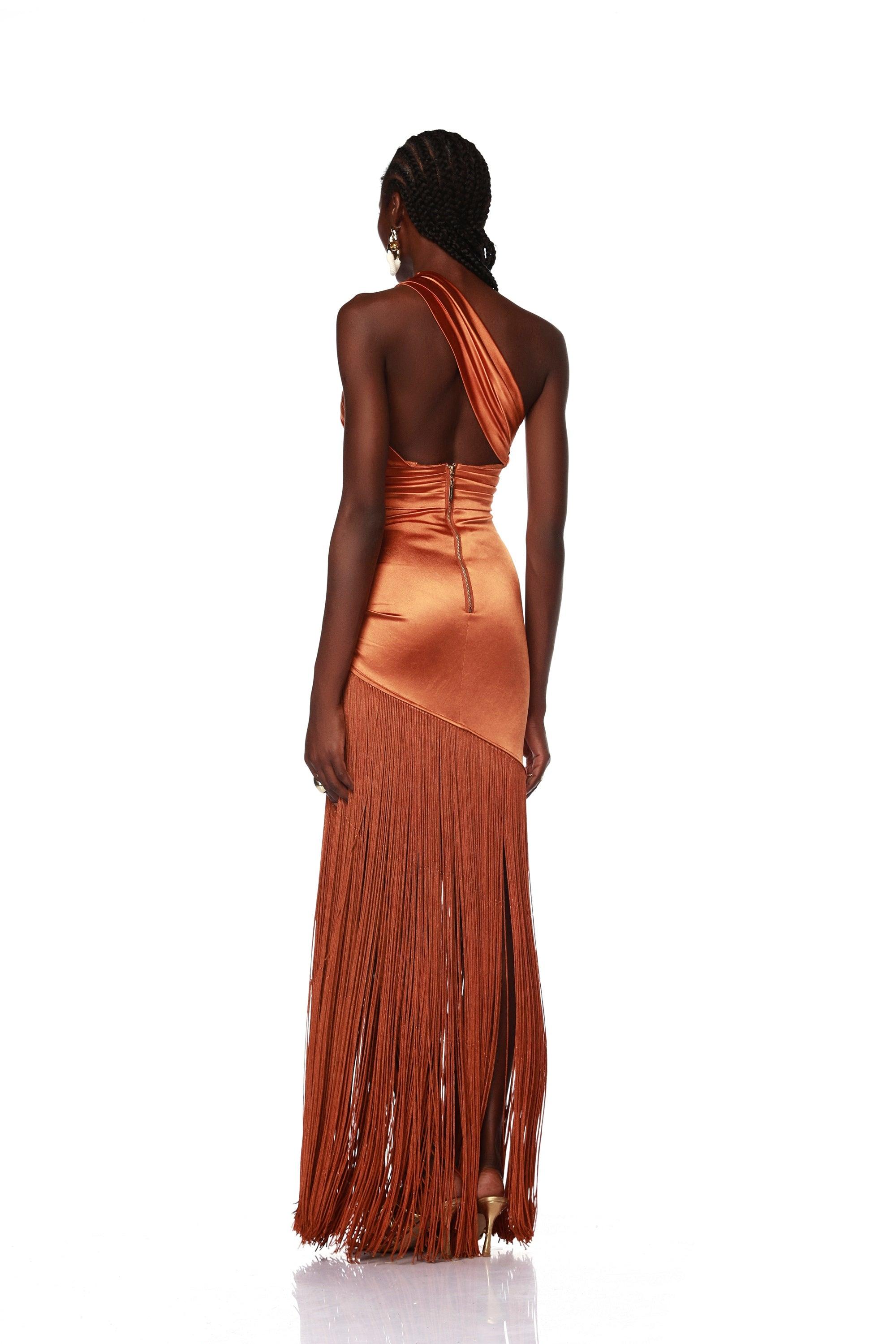 Bali Copper Maxi Dress - Pre Order - BRONX AND BANCO