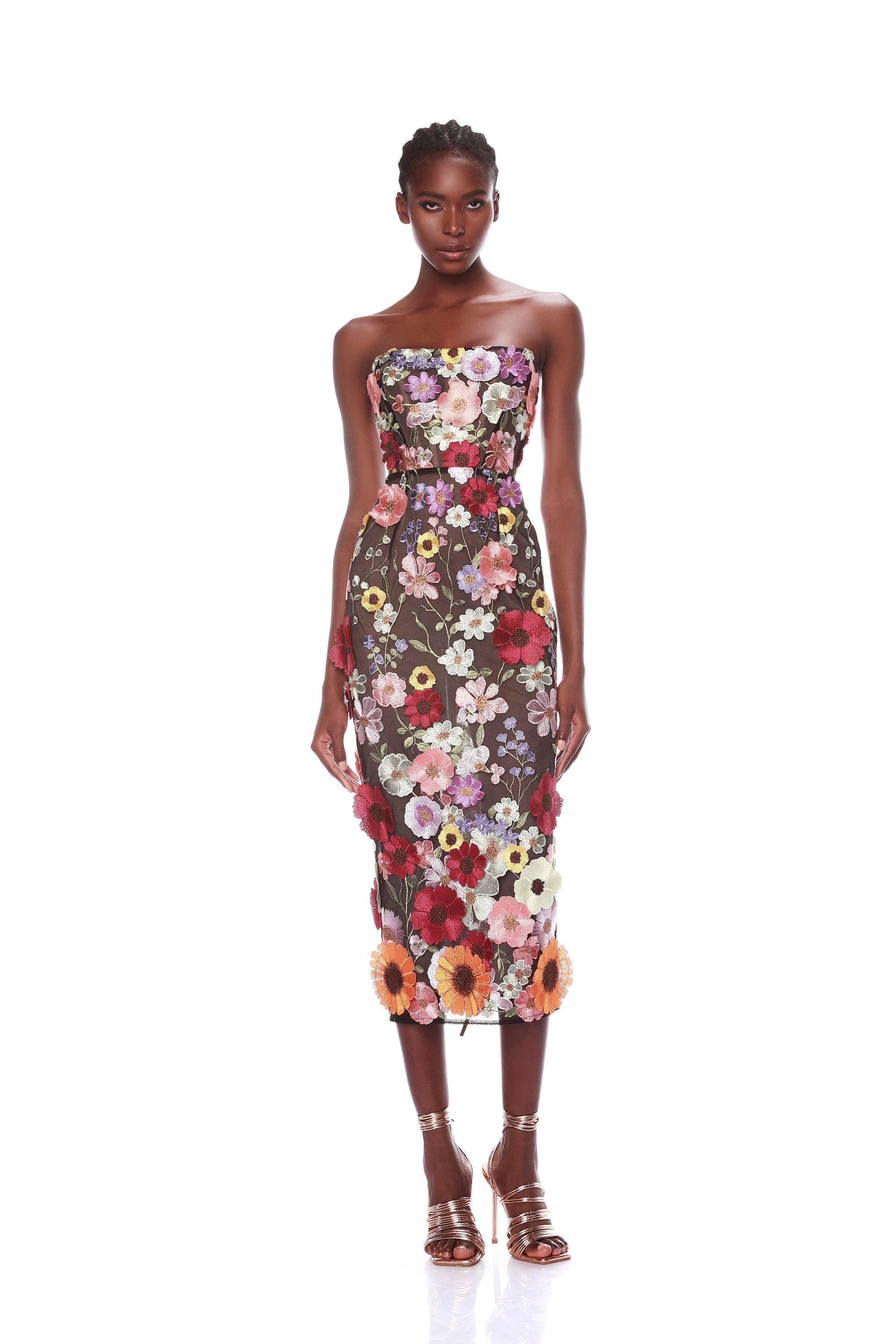 Bouquet Maraya Midi Dress - Pre Order - BRONX AND BANCO