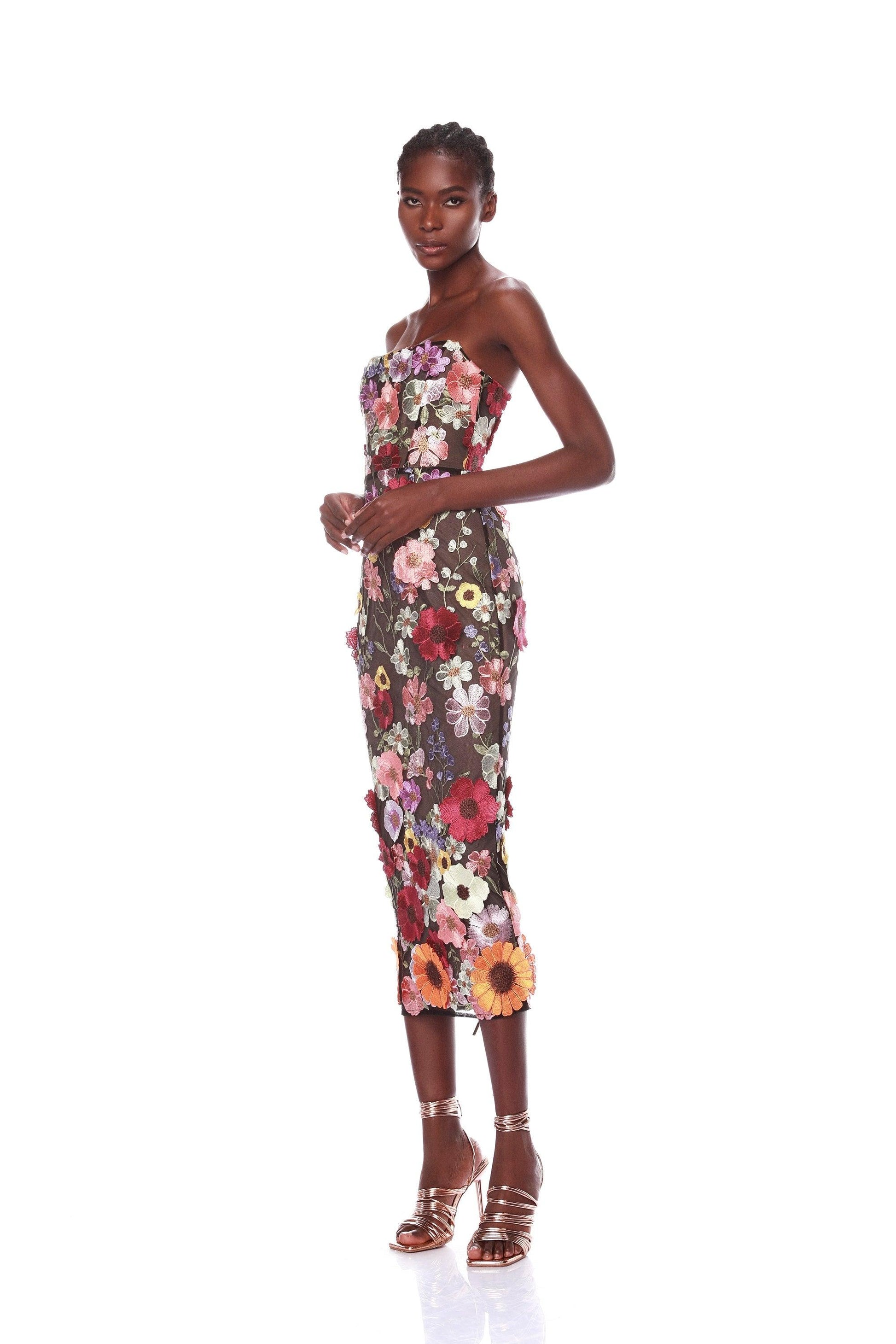 Bouquet Maraya Midi Dress - Pre Order - BRONX AND BANCO