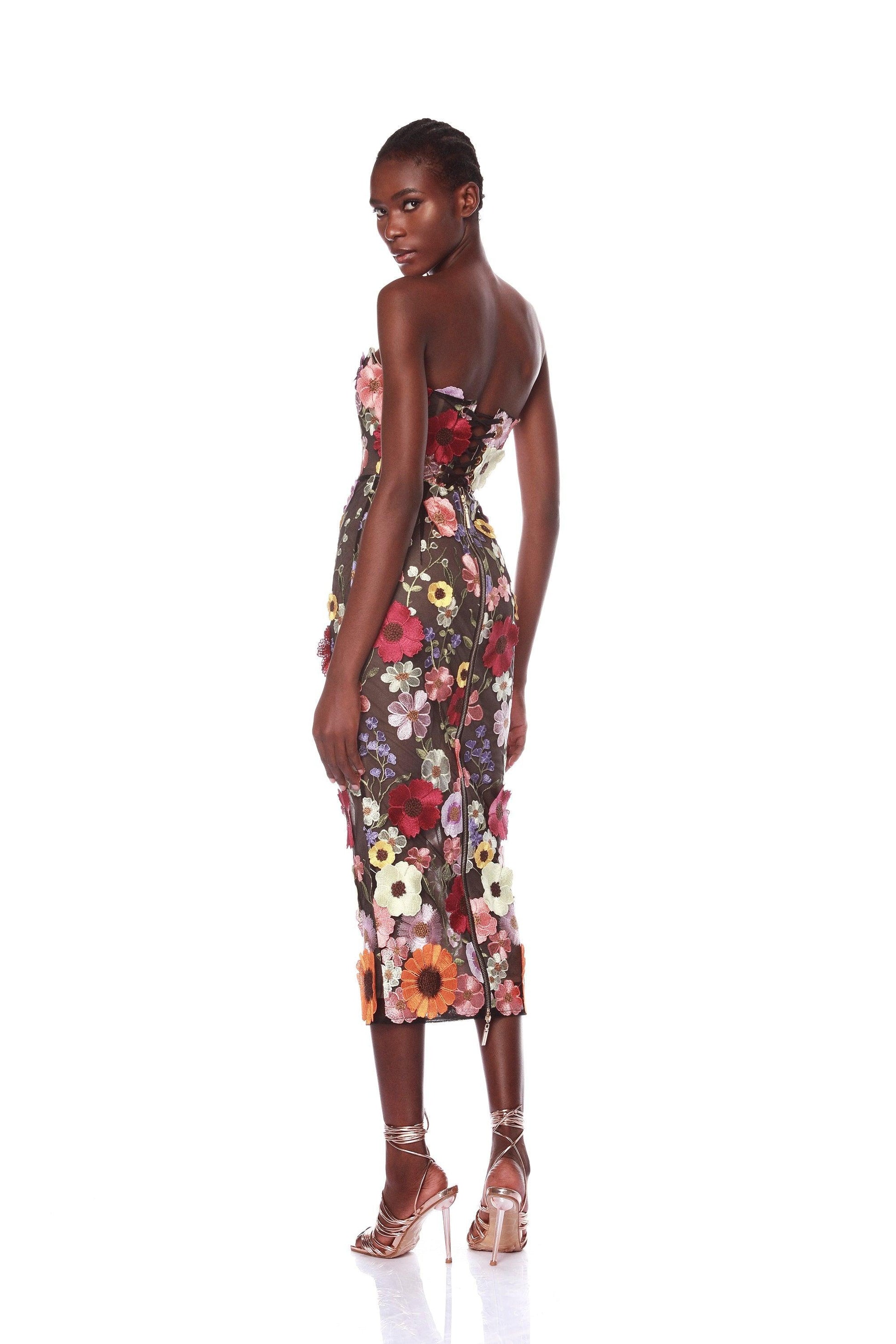Bouquet Maraya Midi Dress - Pre Order - BRONX AND BANCO