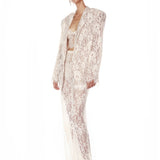 Capri Blanc Lace Blazer - Pre Order - BRONX AND BANCO