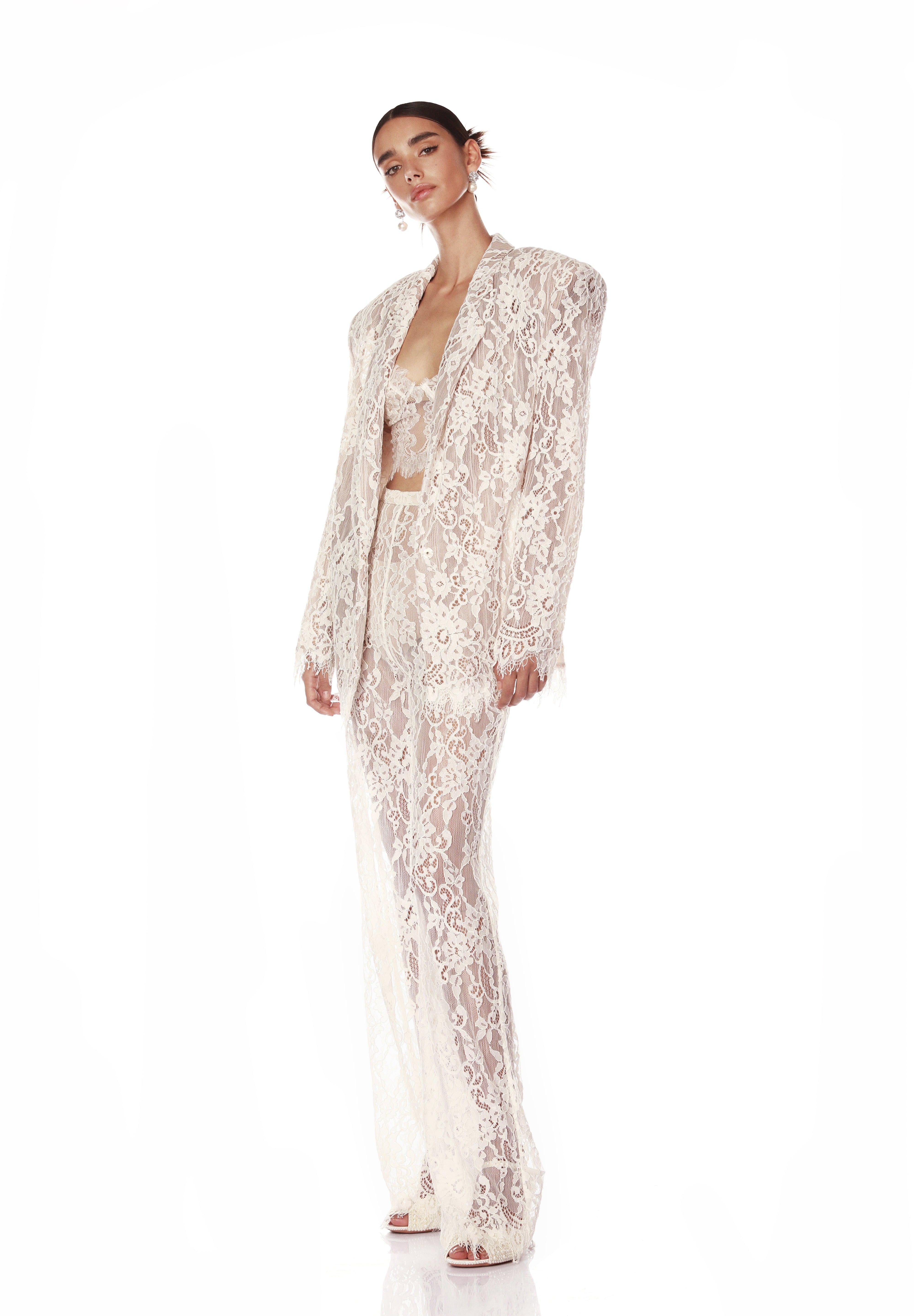 Capri Blanc Lace Blazer - Pre Order - BRONX AND BANCO