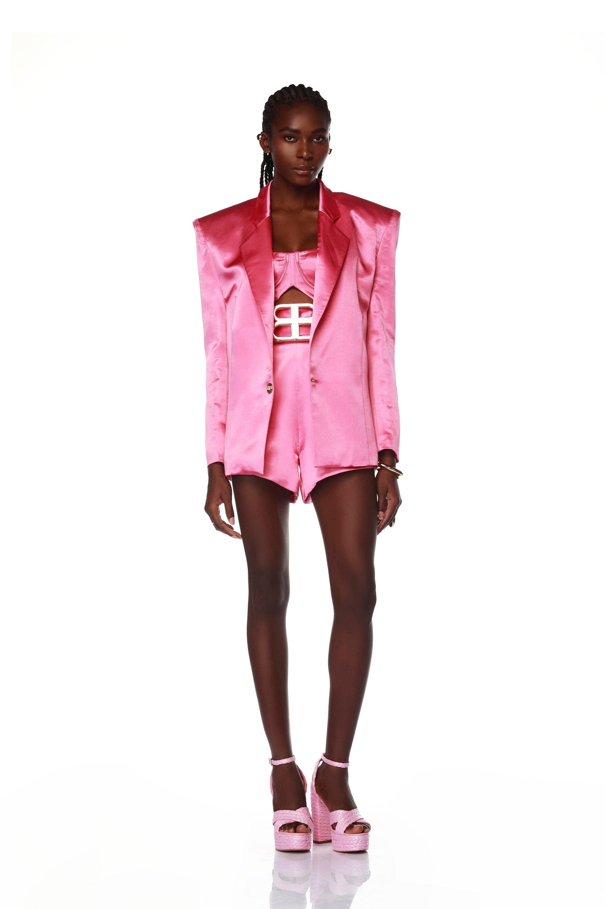 Capri Electric Pink Blazer - Pre Order - BRONX AND BANCO