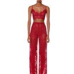 Capri Fuchsia Lace Pant - Pre Order - BRONX AND BANCO