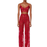 Capri Fuchsia Lace Pant - Pre Order - BRONX AND BANCO