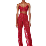 Capri Fuchsia Lace Pant - Pre Order - BRONX AND BANCO