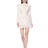 Casey White Lace Mini Dress - BRONX AND BANCO