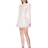 Casey White Lace Mini Dress - BRONX AND BANCO