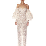 Colette Blanc Off the Shoulder Gown - Pre Order - BRONX AND BANCO