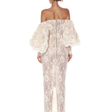 Colette Blanc Off the Shoulder Gown - Pre Order - BRONX AND BANCO