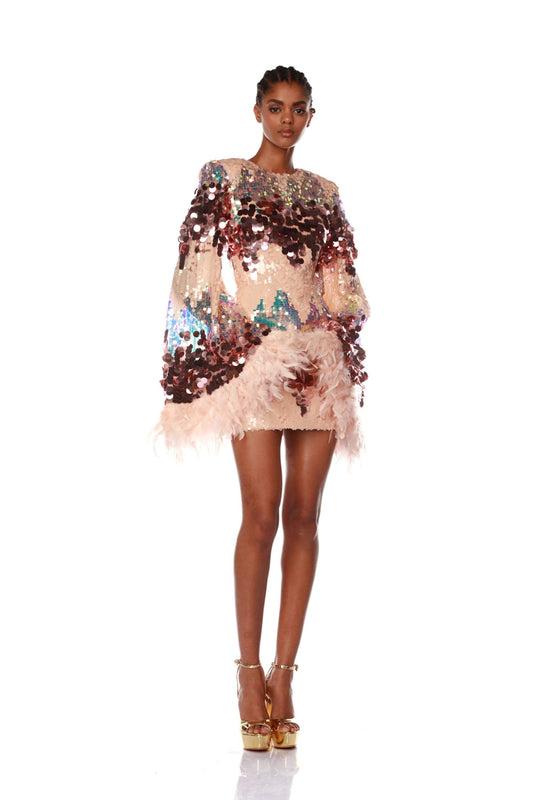 Farah Rose Sequin Mini Dress - BRONX AND BANCO