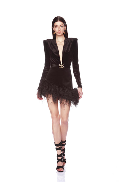 Fiora Long Sleeve Mini Dress