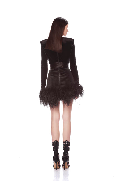Fiora Long Sleeve Mini Dress