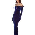 Florentina Cobalt Gown - BRONX AND BANCO