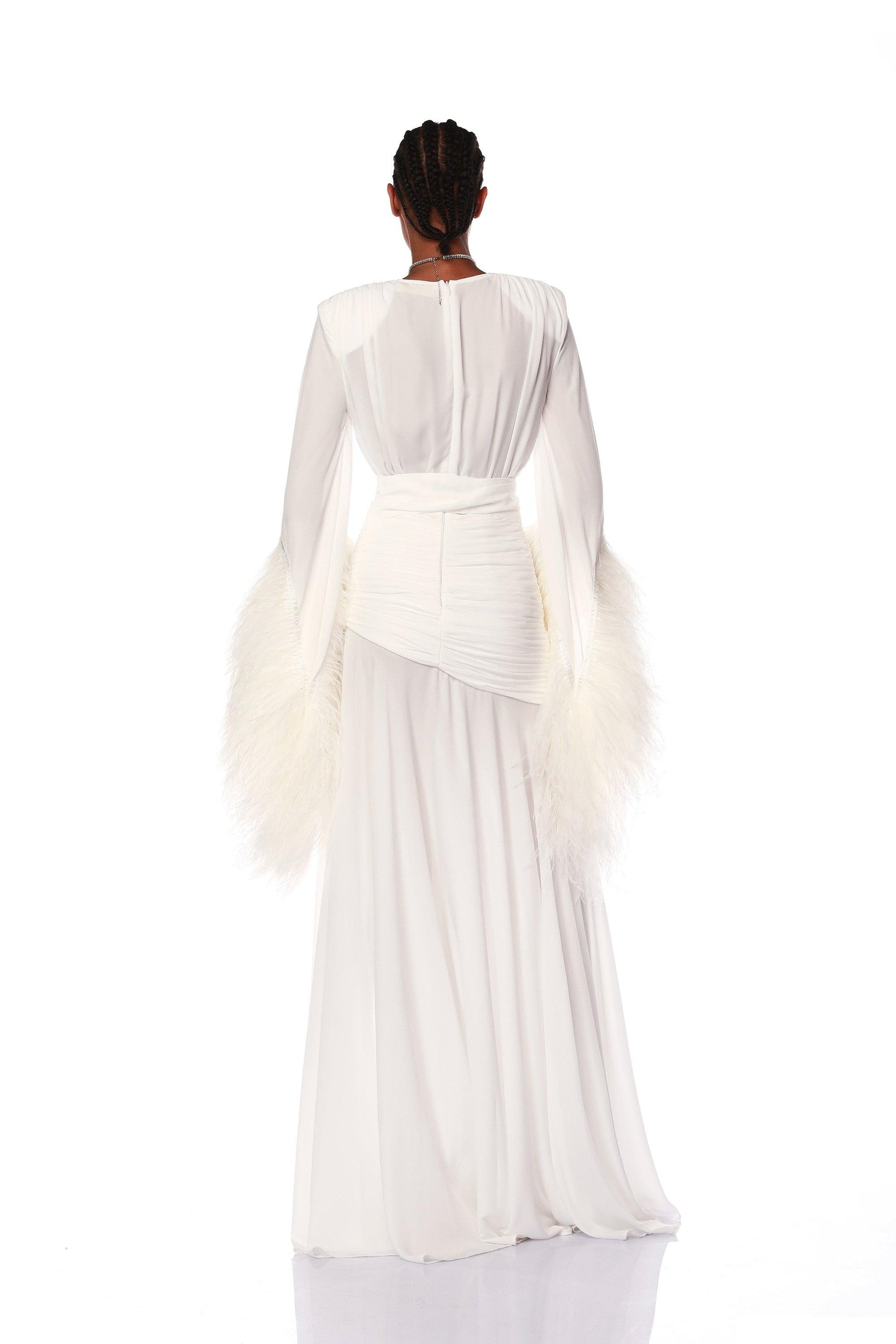Geisha Blanc Maxi Dress - Pre Order - BRONX AND BANCO