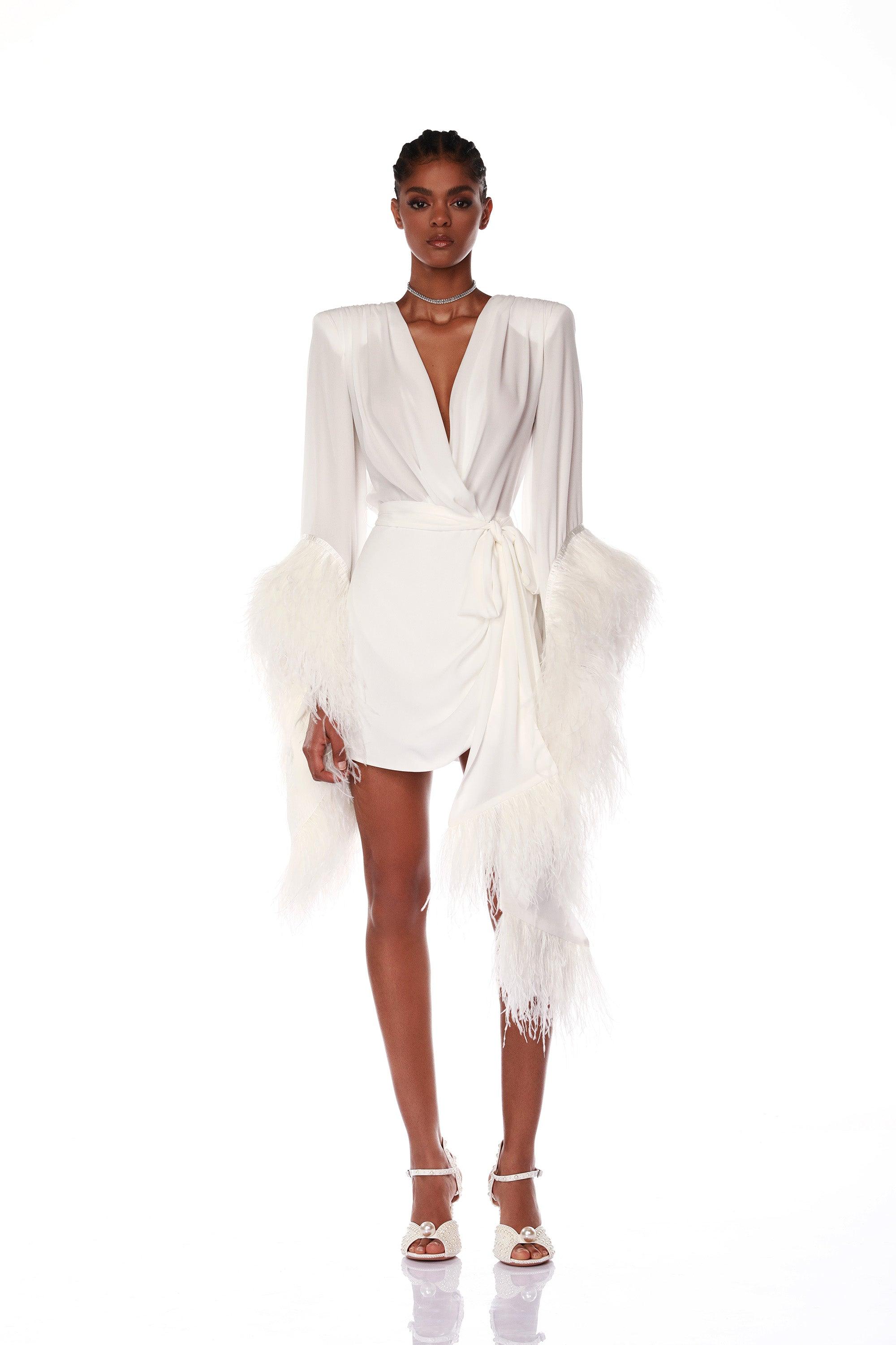 Geisha Blanc Mini Dress - Pre Order - BRONX AND BANCO