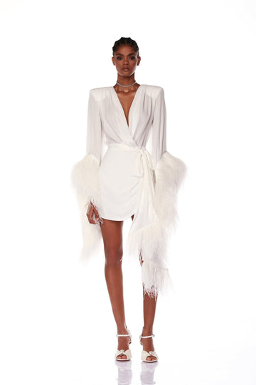 Geisha Blanc Mini Dress - Pre Order - BRONX AND BANCO