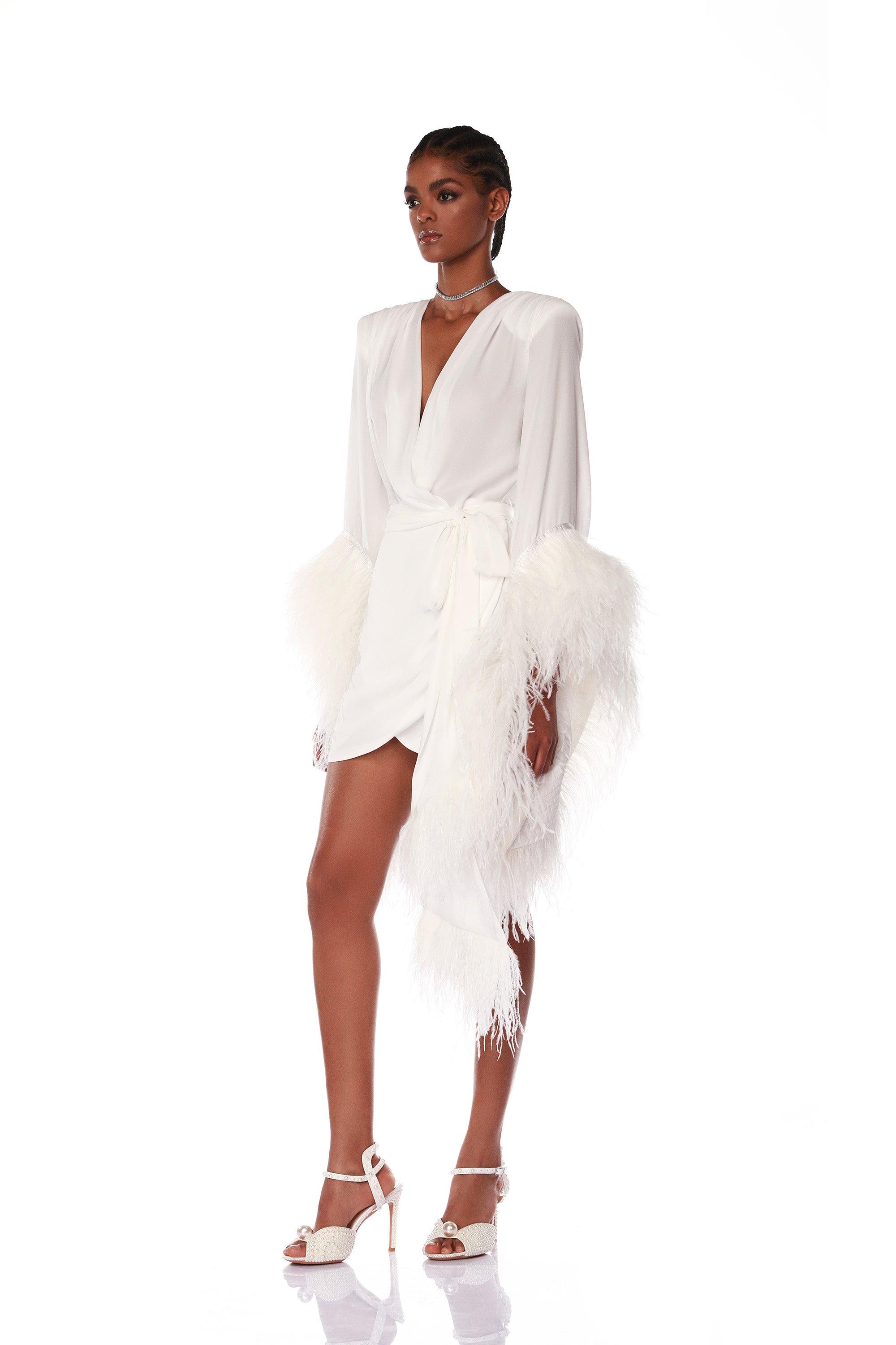 Geisha Blanc Mini Dress - Pre Order - BRONX AND BANCO