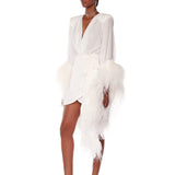 Geisha Blanc Mini Dress - Sample