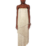 Adisa Strapless Gold Gown - Pre Order - BRONX AND BANCO