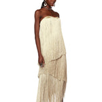 Adisa Strapless Gold Gown - Pre Order - BRONX AND BANCO