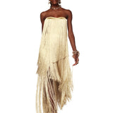 Adisa Strapless Gold Gown - Pre Order - BRONX AND BANCO