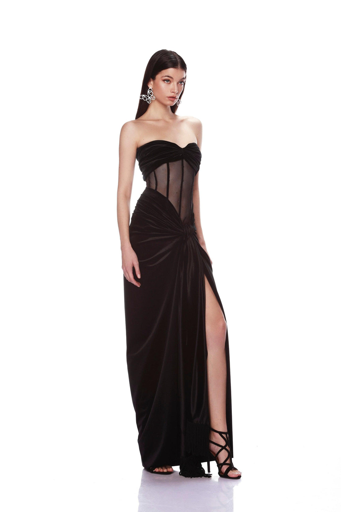 Gina Noir Gown - Pre Order – BRONX AND BANCO